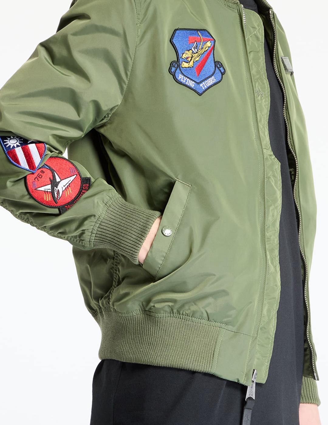 ALPHA BOMBER VERDE FLYING TIGERS MA-1