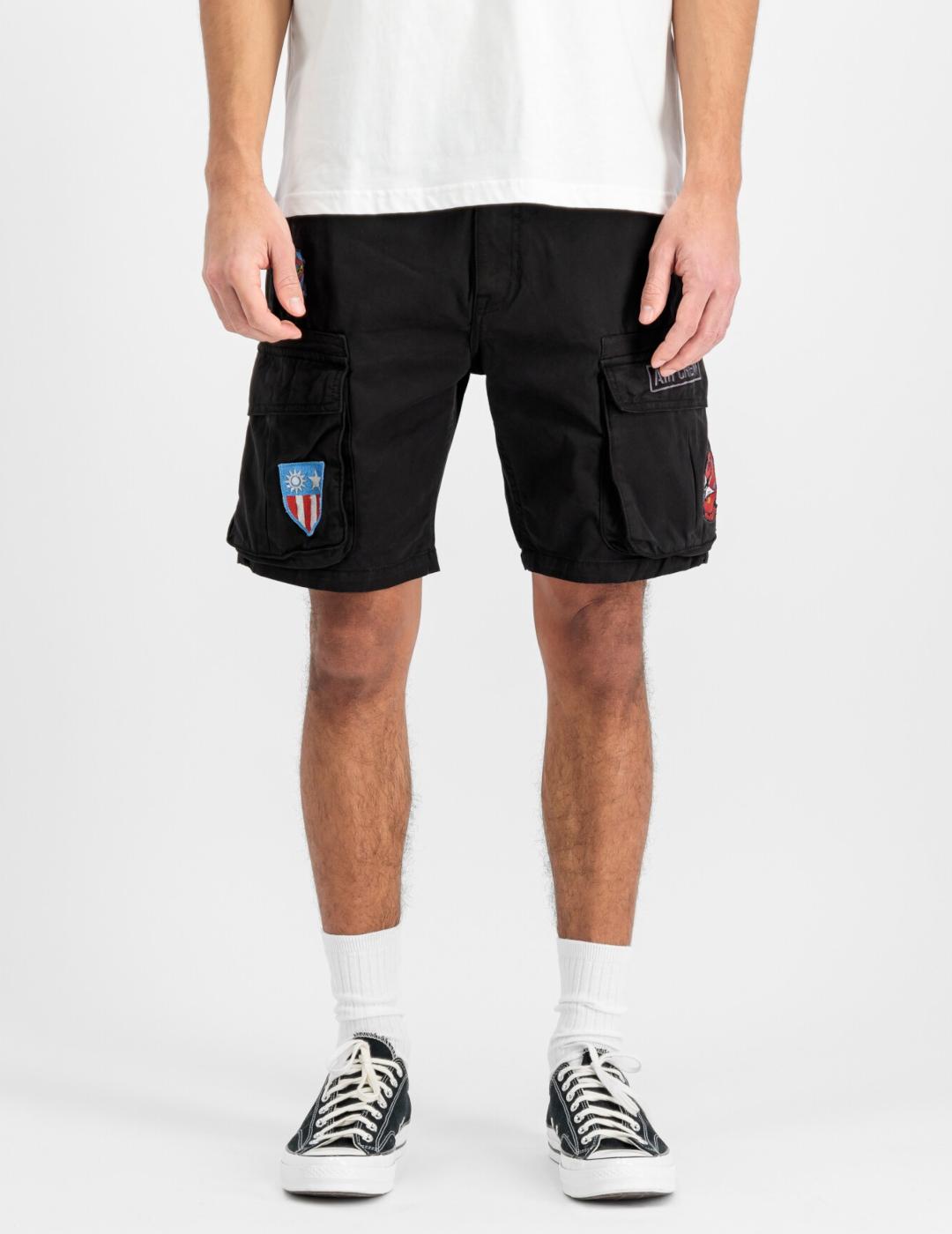 ALPHA SHORT NEGRO FLYING TIGERS