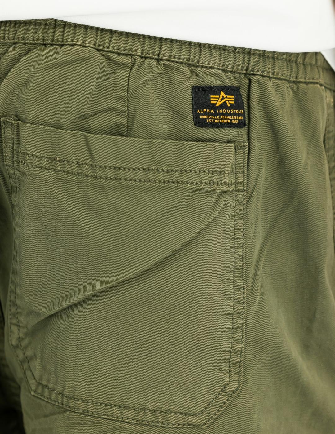 ALPHA SHORT JOGGER OLIVA BASIC