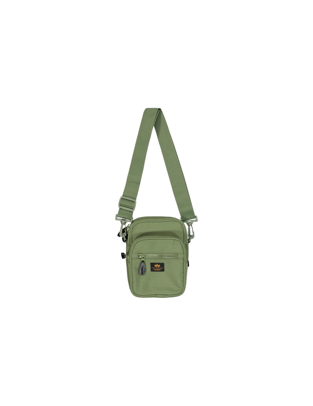ALPHA BANDOLERA VERDE LABEL MESSENGER