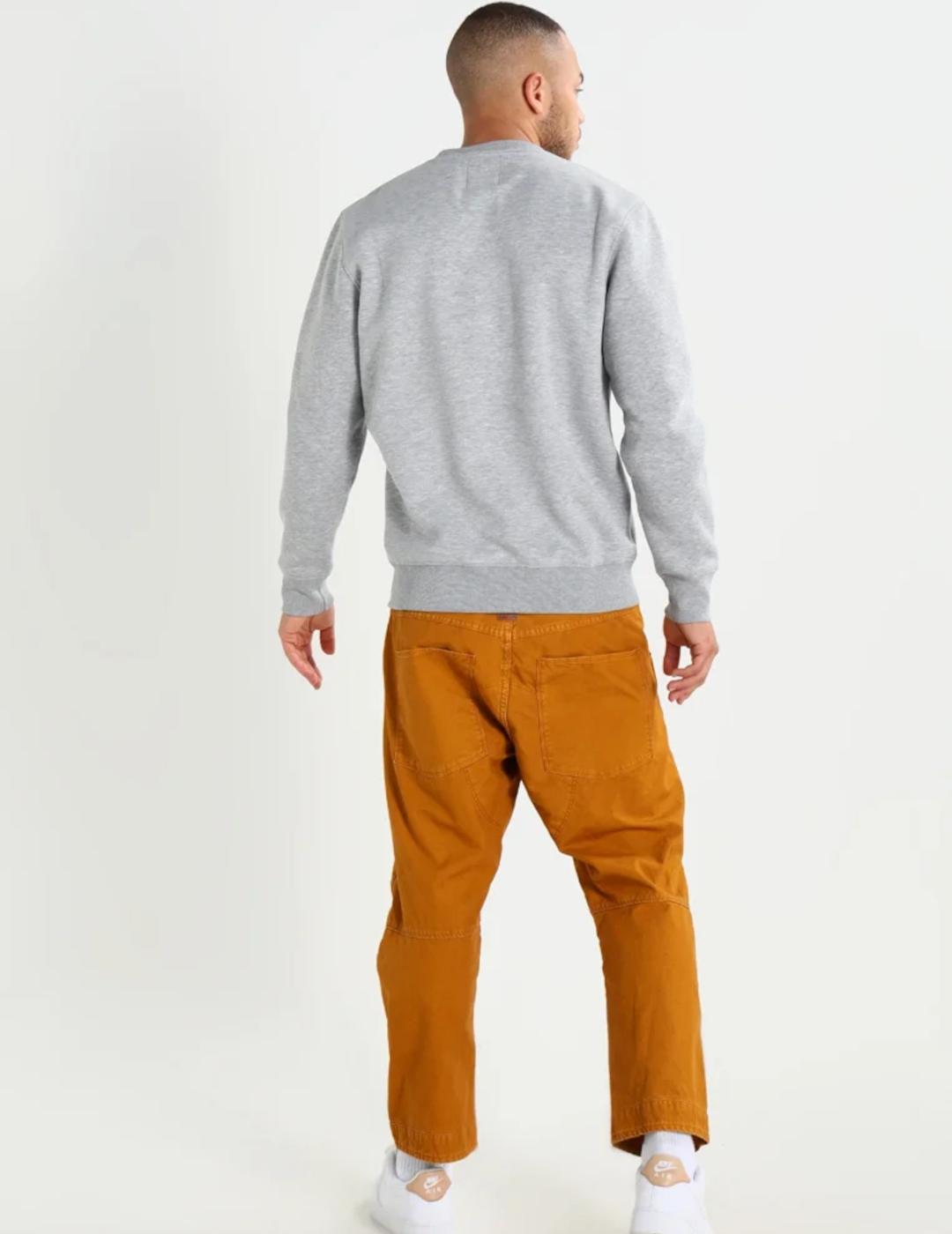 ALPHA SUDADERA GRIS BASIC