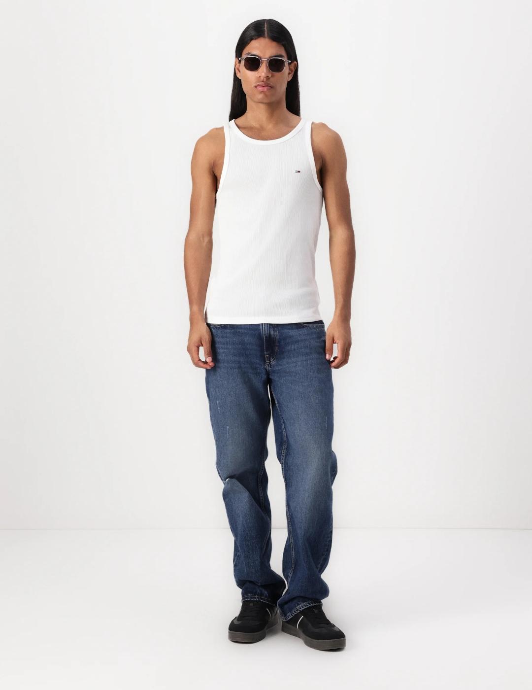 TOMMY CAMISETA BLANCA TIRANTES SLIM