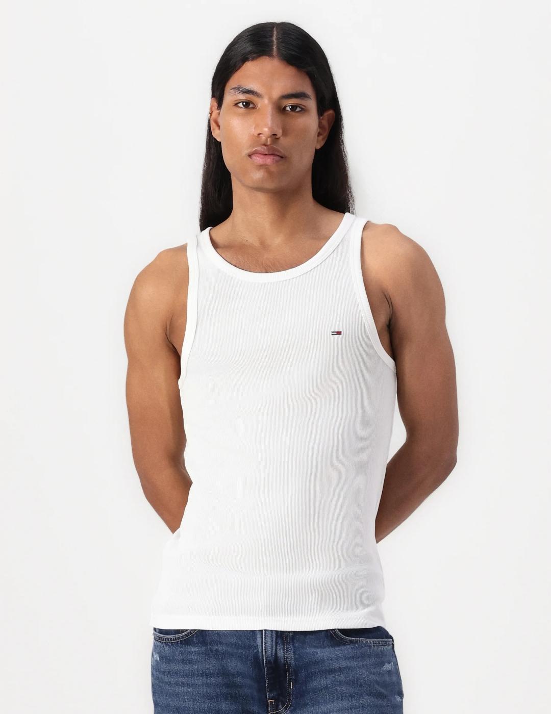 TOMMY CAMISETA BLANCA TIRANTES SLIM