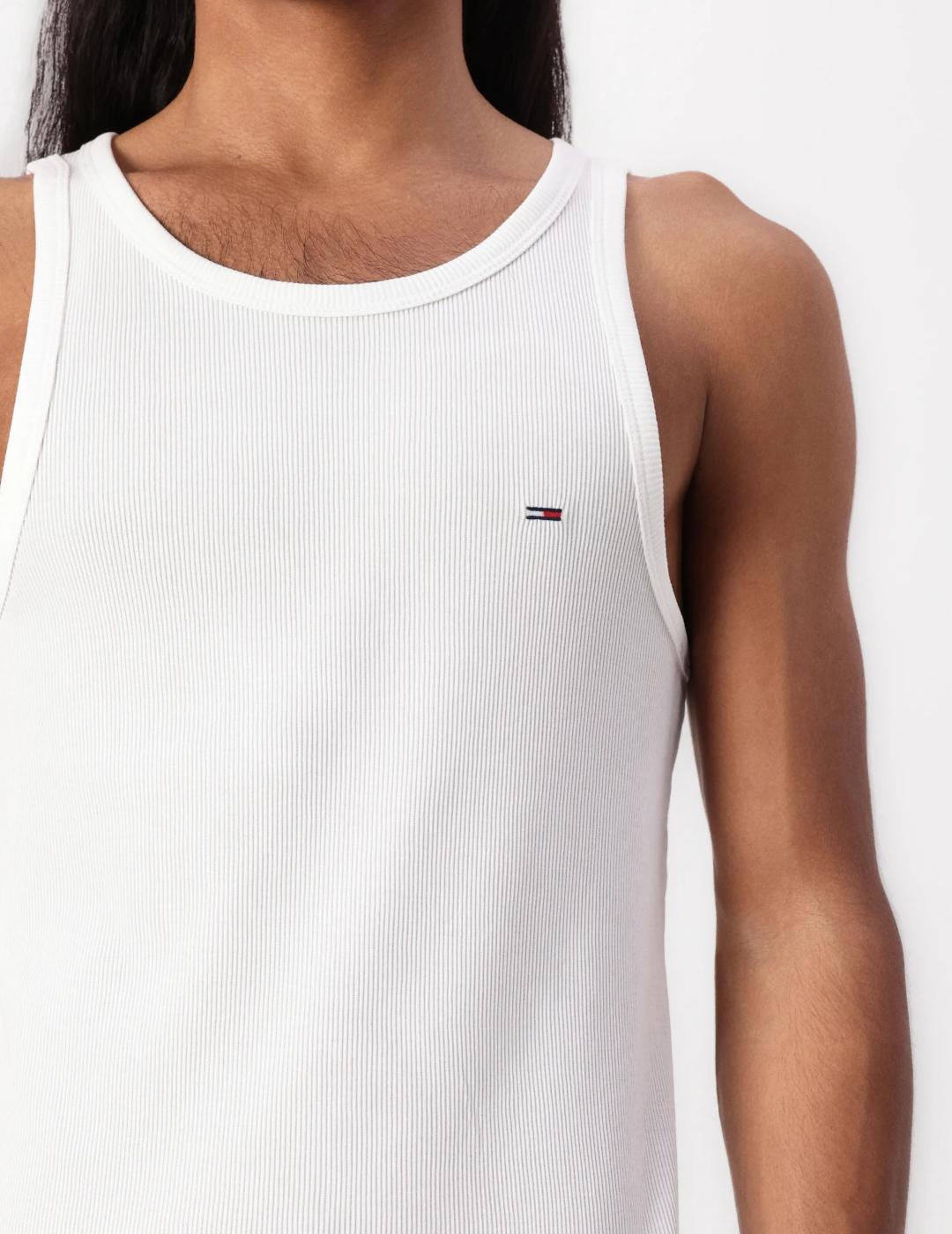 TOMMY CAMISETA BLANCA TIRANTES SLIM