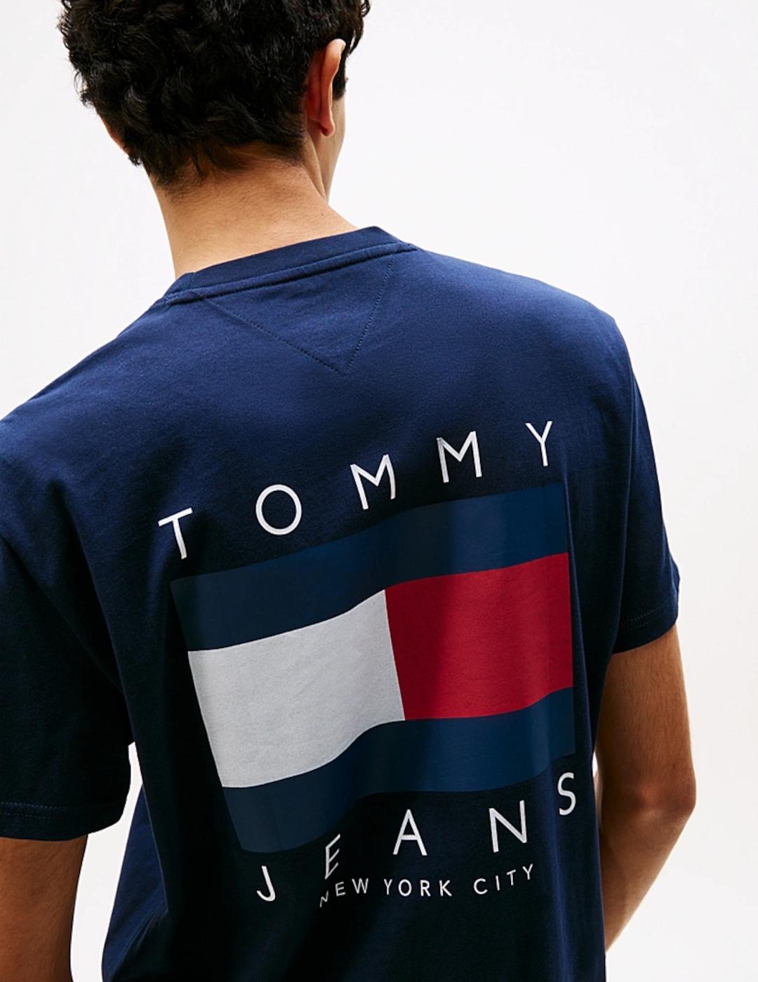 TOMMY CAMISETA FLAG DARK NAVY