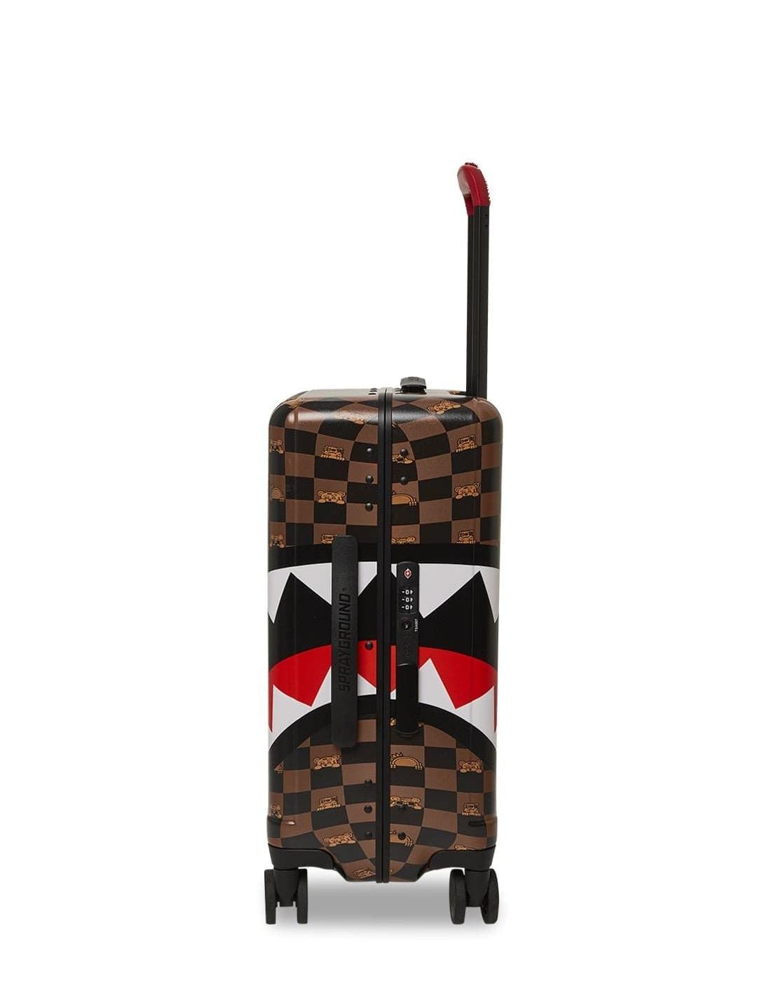 SPRAYGROUND MALETA MARRON PEEKING CARRY ON LUGGAGE