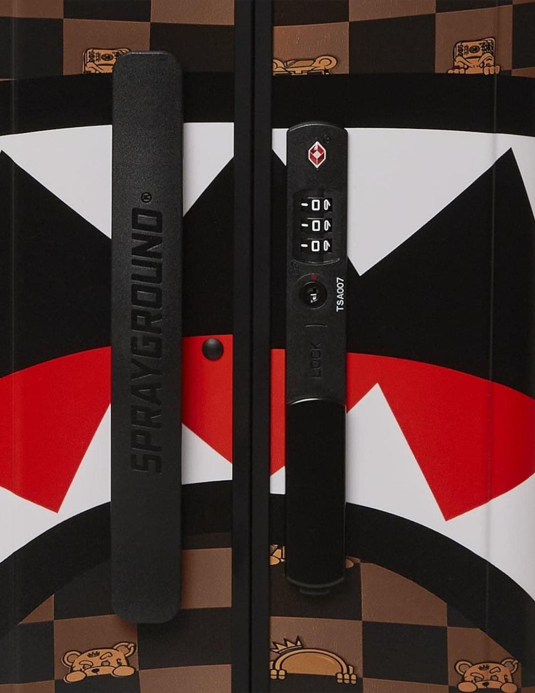 SPRAYGROUND MALETA MARRON PEEKING CARRY ON LUGGAGE