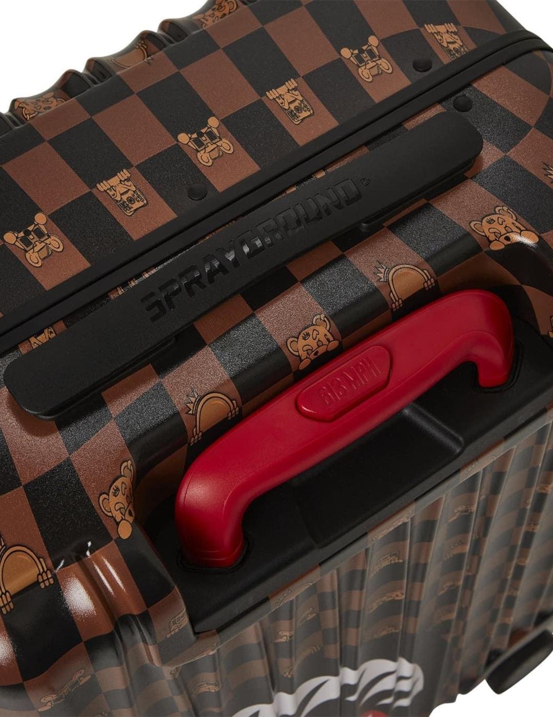 SPRAYGROUND MALETA MARRON PEEKING CARRY ON LUGGAGE