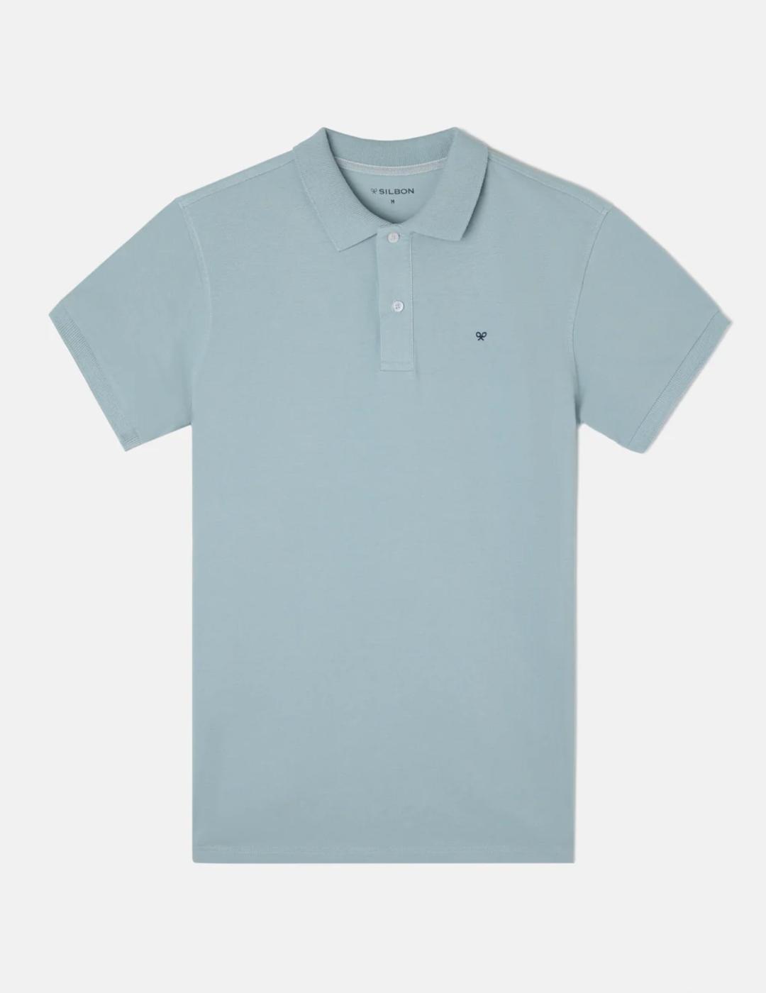 SILBON POLO AZUL GRIS