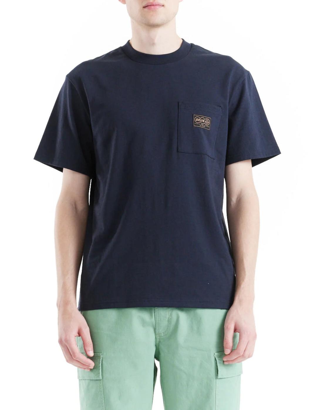 DEUS CAMISETA NEGRA TERRACE POCKET