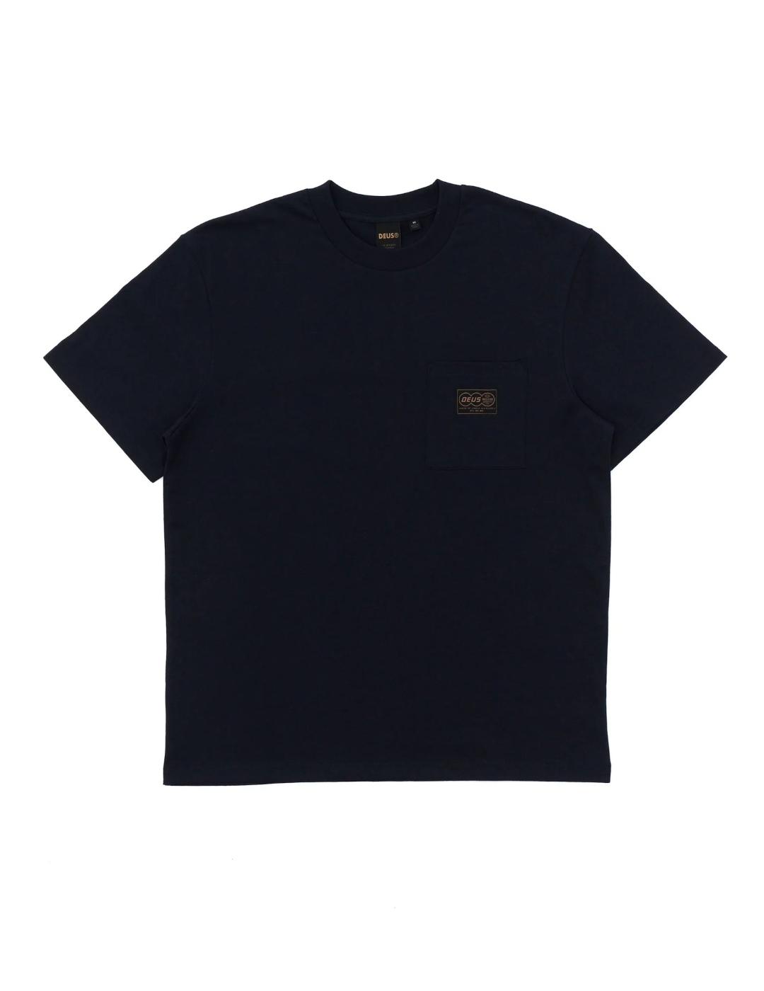 DEUS CAMISETA NEGRA TERRACE POCKET