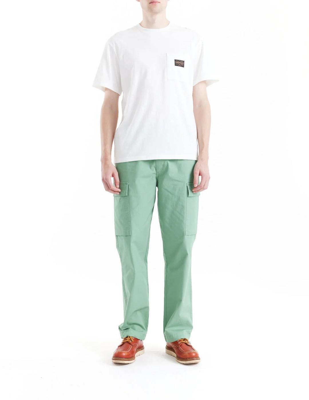 DEUS CAMISETA BLANCA TERRACE POCKET