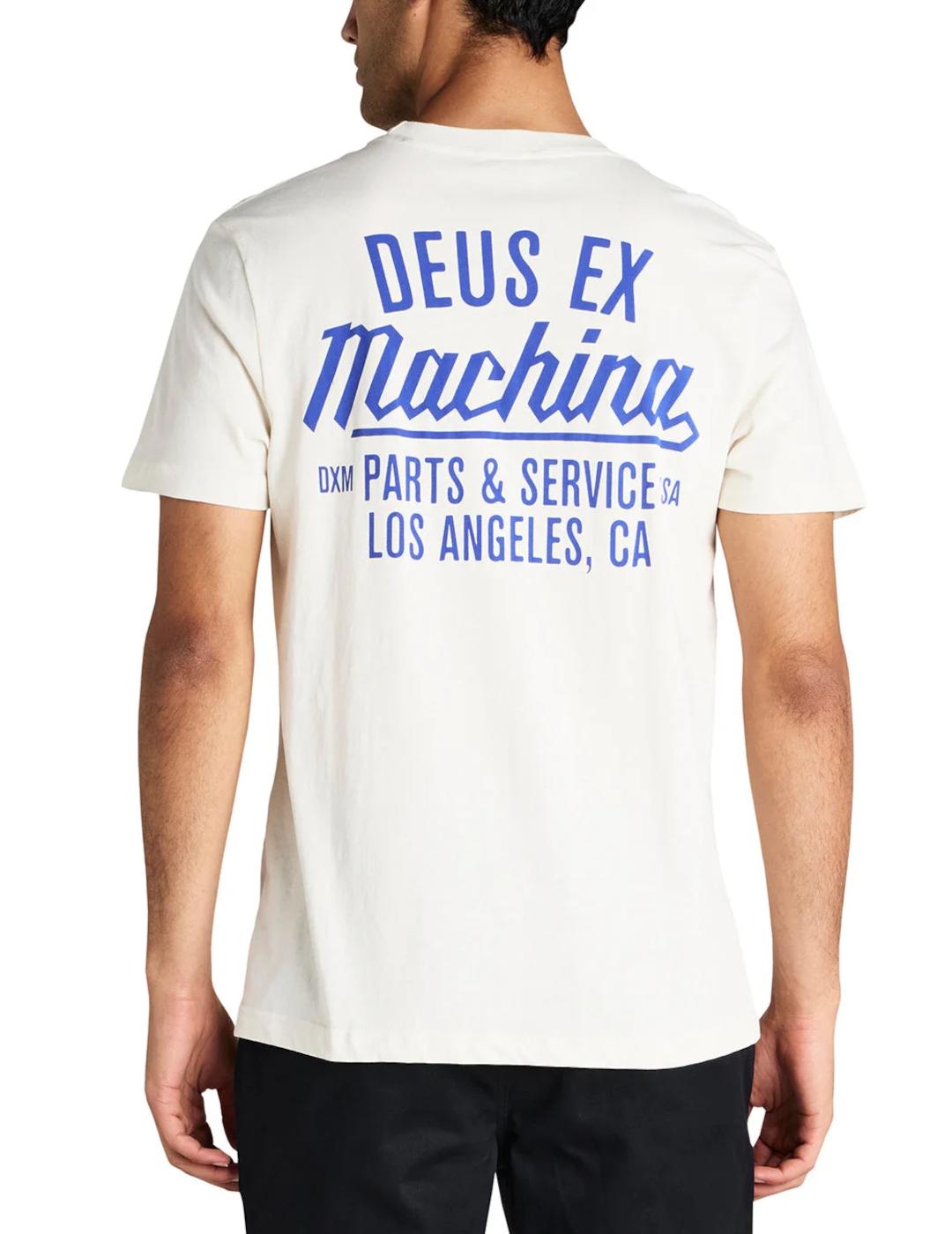 DEUS CAMISETA OVERBITE DIRTY WHITE