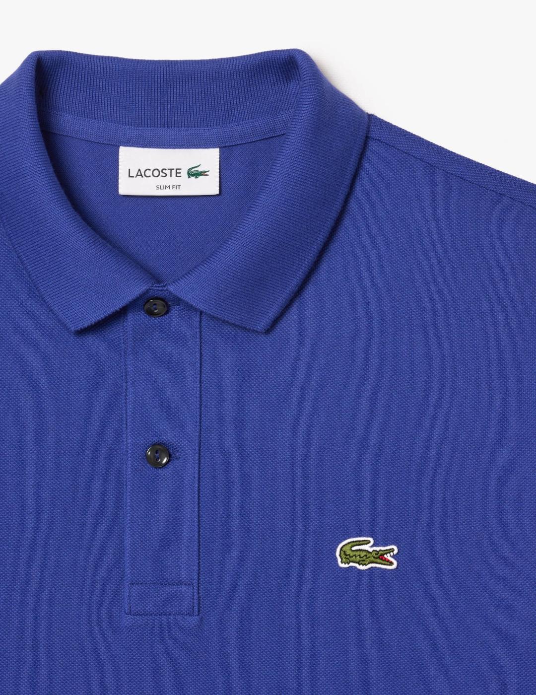 LACOSTE POLO SLIM FIT VIOLETA