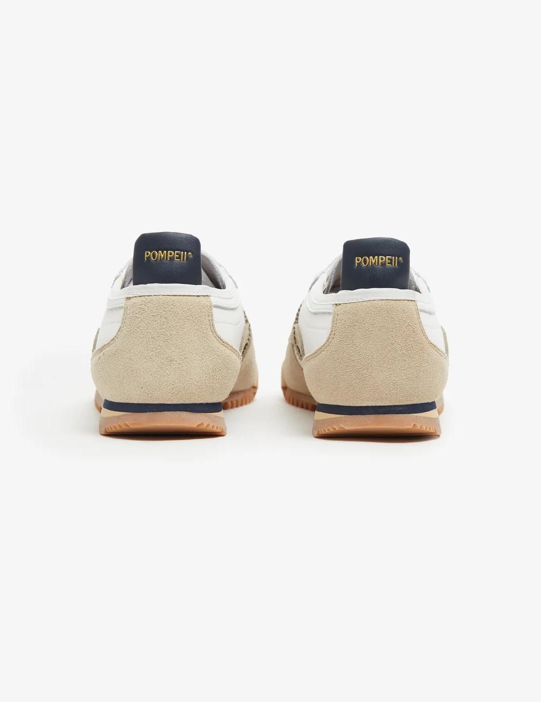 ZAPATILLAS POMPEII KITE LEATHER ECRU KHAKI