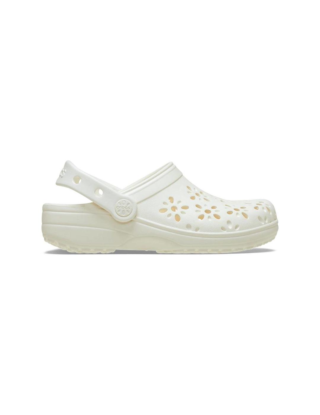 CROCS ZUECOS CLASSIC FLORAL CHALK