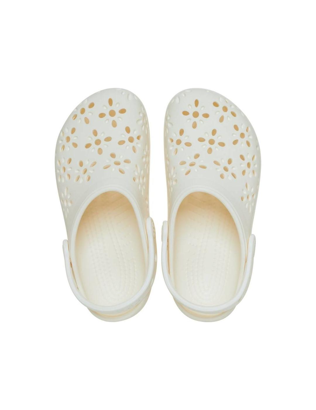 CROCS ZUECOS CLASSIC FLORAL CHALK