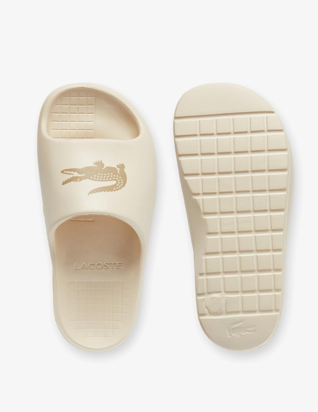 LACOSTE PALAS OFF WHITE SERVE SLIDE 2.0