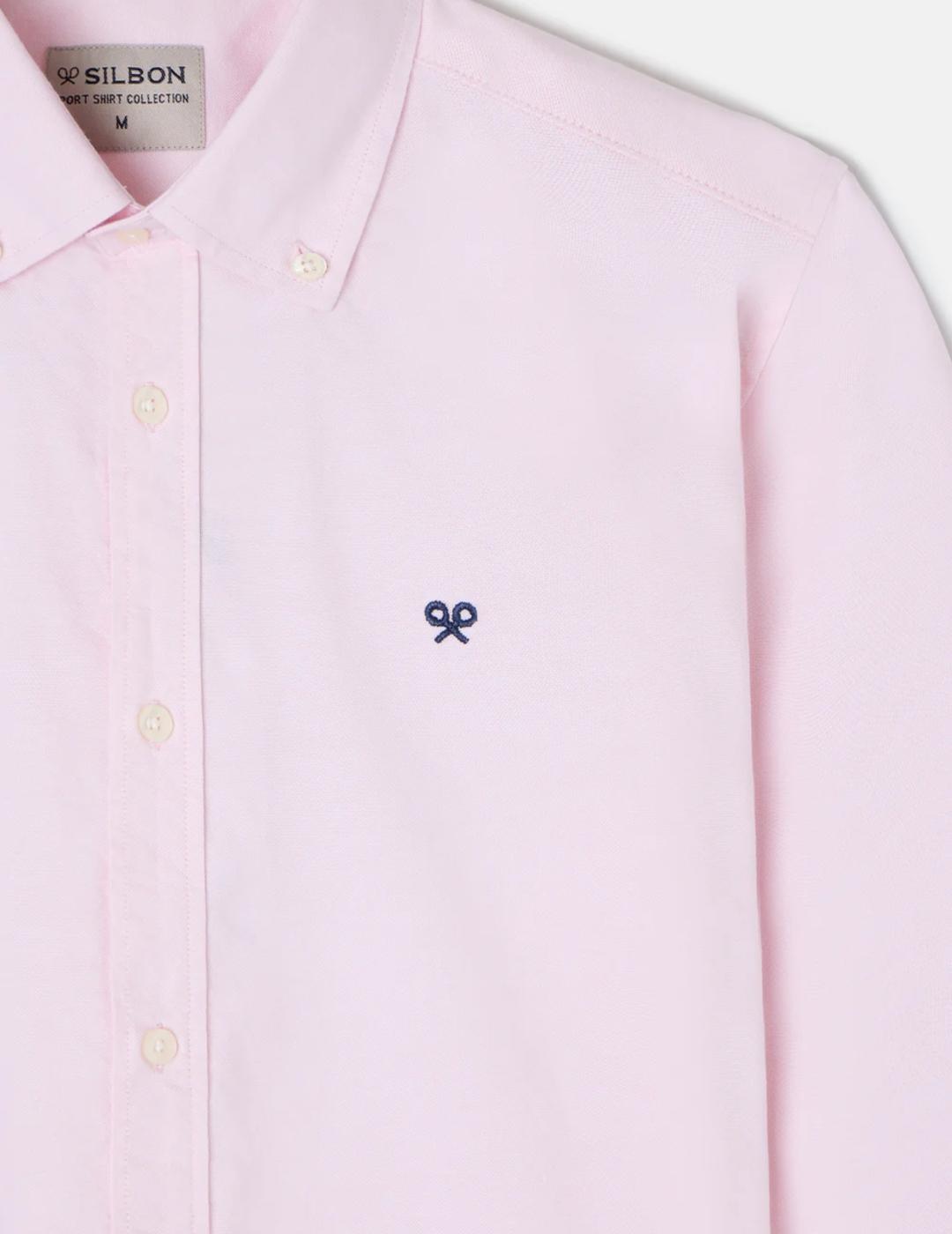 SILBON CAMISA CORAL OXFORD