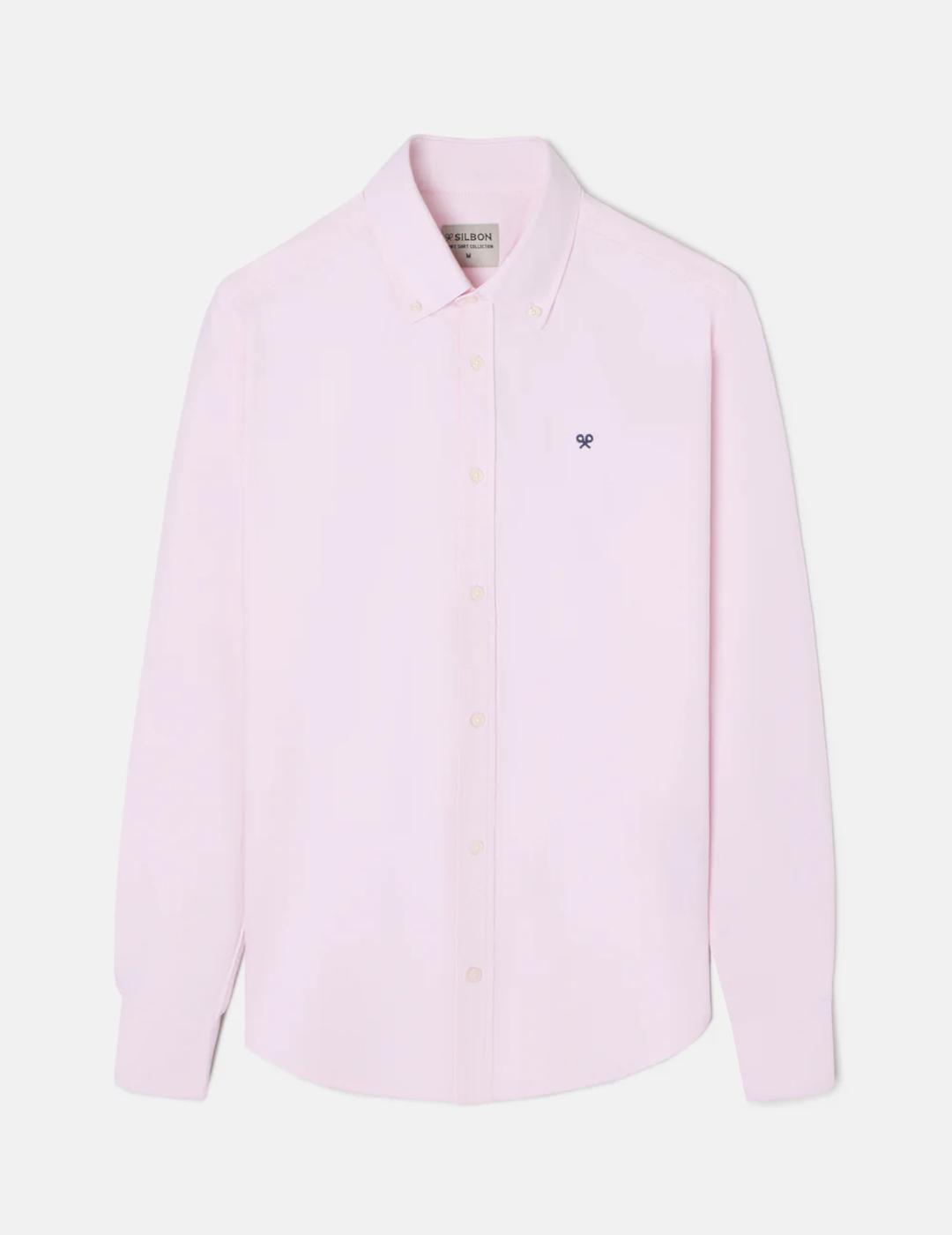 SILBON CAMISA CORAL OXFORD