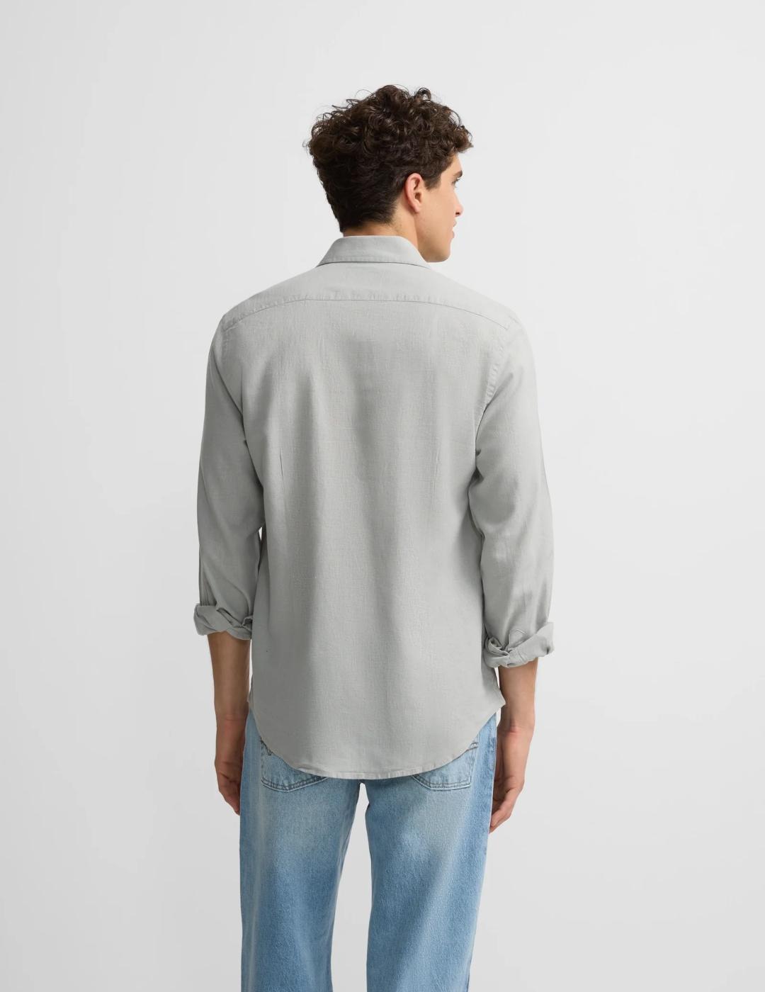 SILBON CAMISA AZUL GRIS SOFT