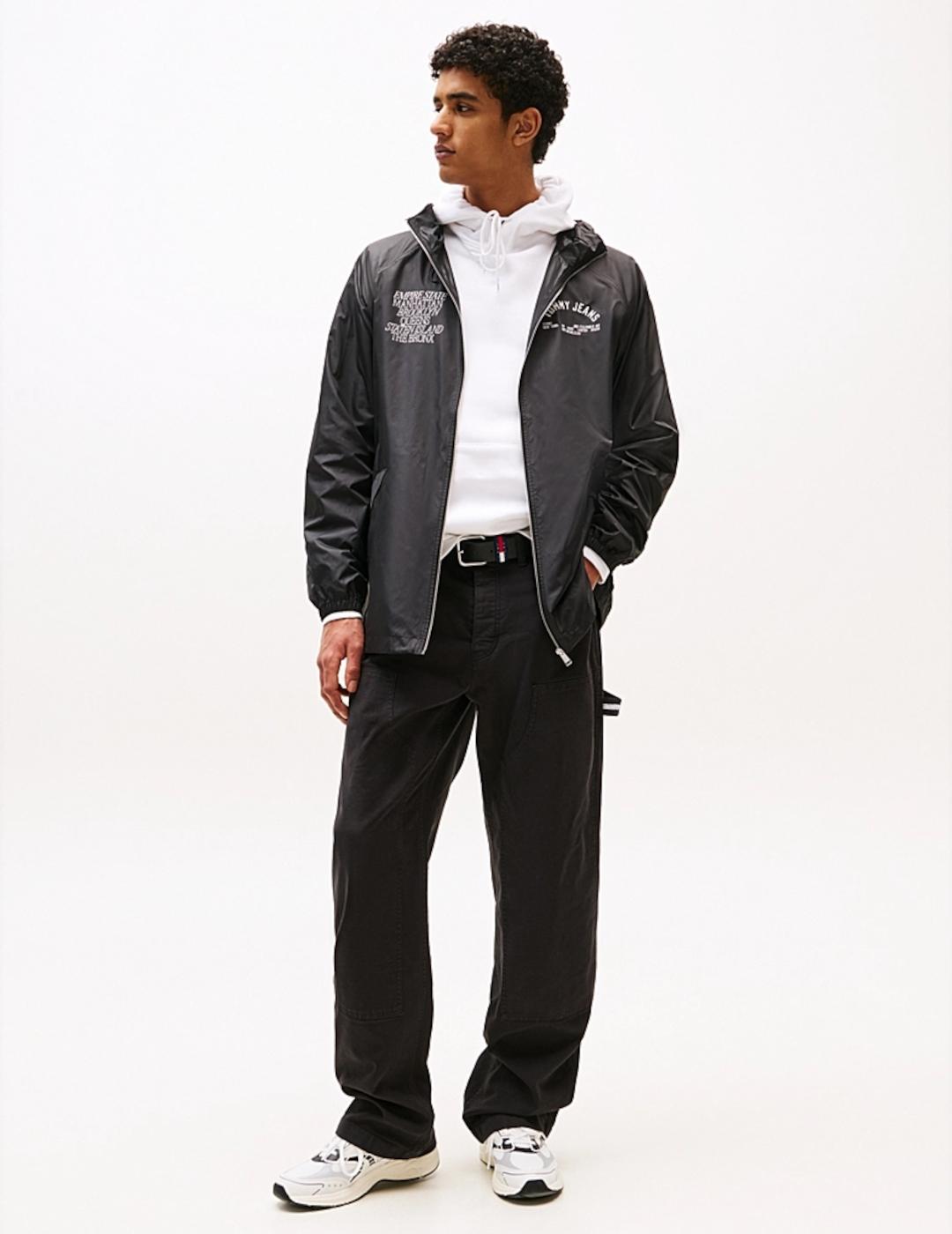 TOMMY CHAQUETA NEGRA WINDBRKR BOROUGH