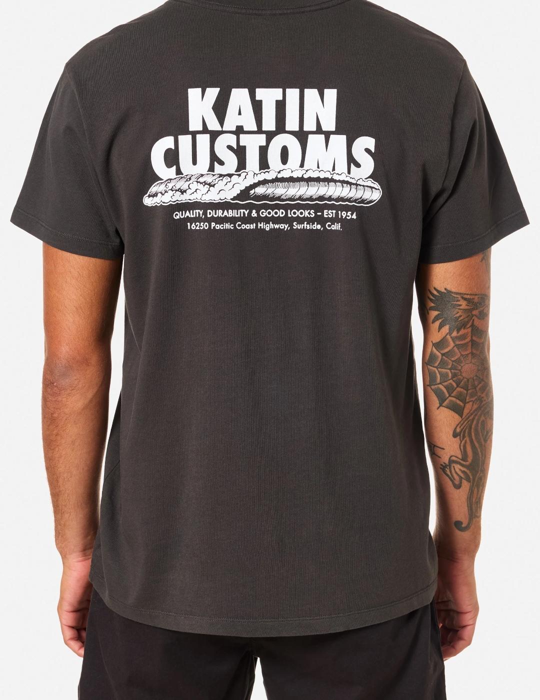 KATIN CAMISETA NEGRA WASH PIPE