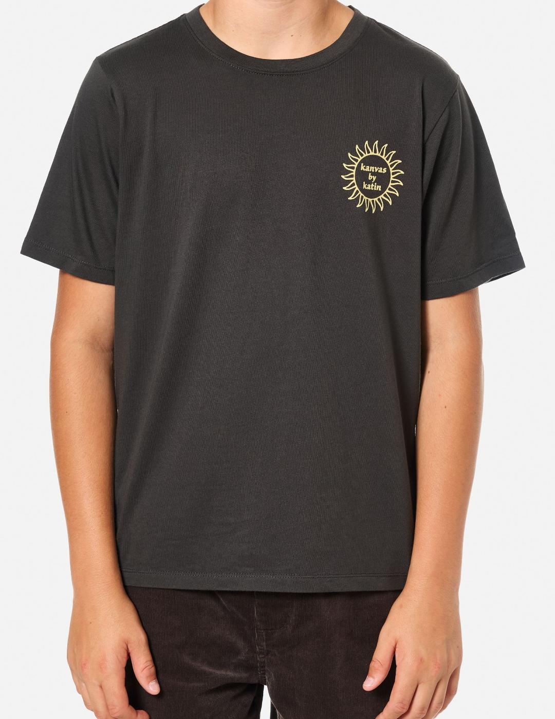 KATIN CAMISETA NEGRA WASH SCORTCH