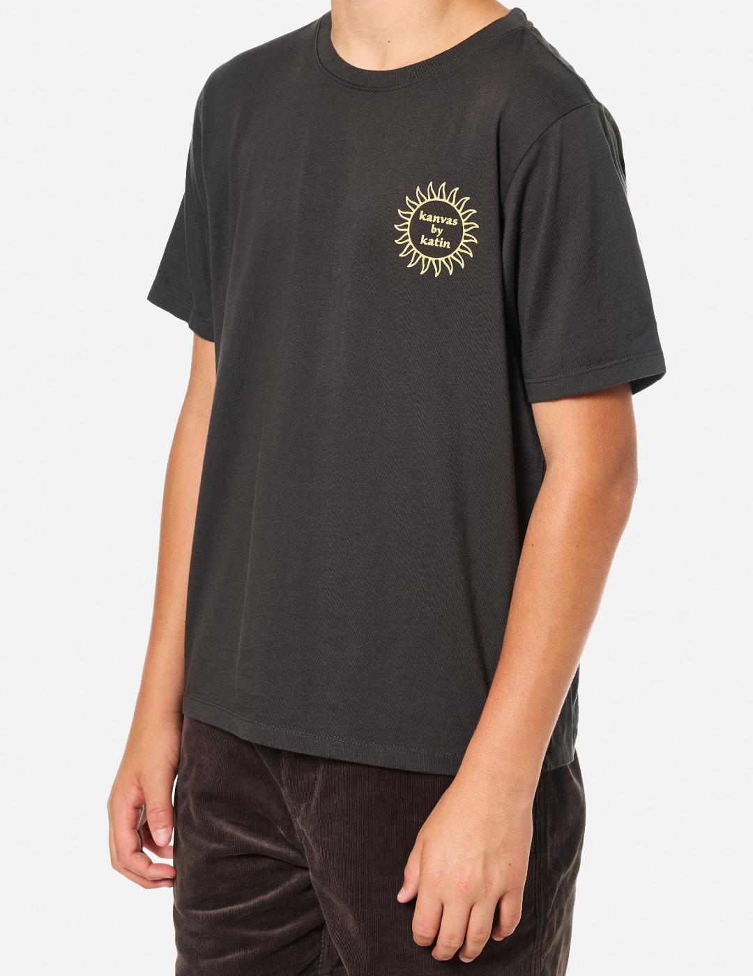 KATIN CAMISETA NEGRA WASH SCORTCH