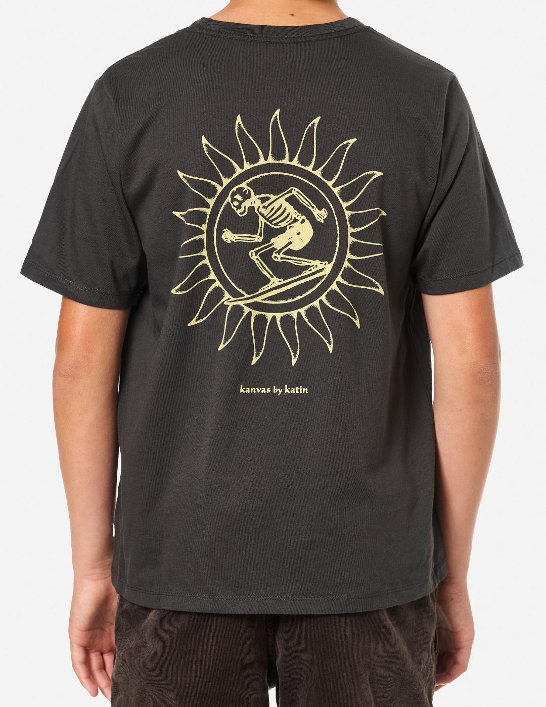 KATIN CAMISETA NEGRA WASH SCORTCH