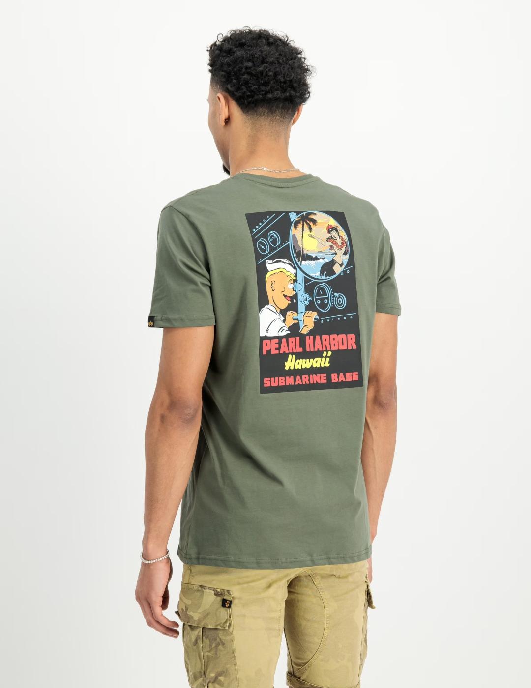 ALPHA CAMISETA OLIVE PEARL HARBOR