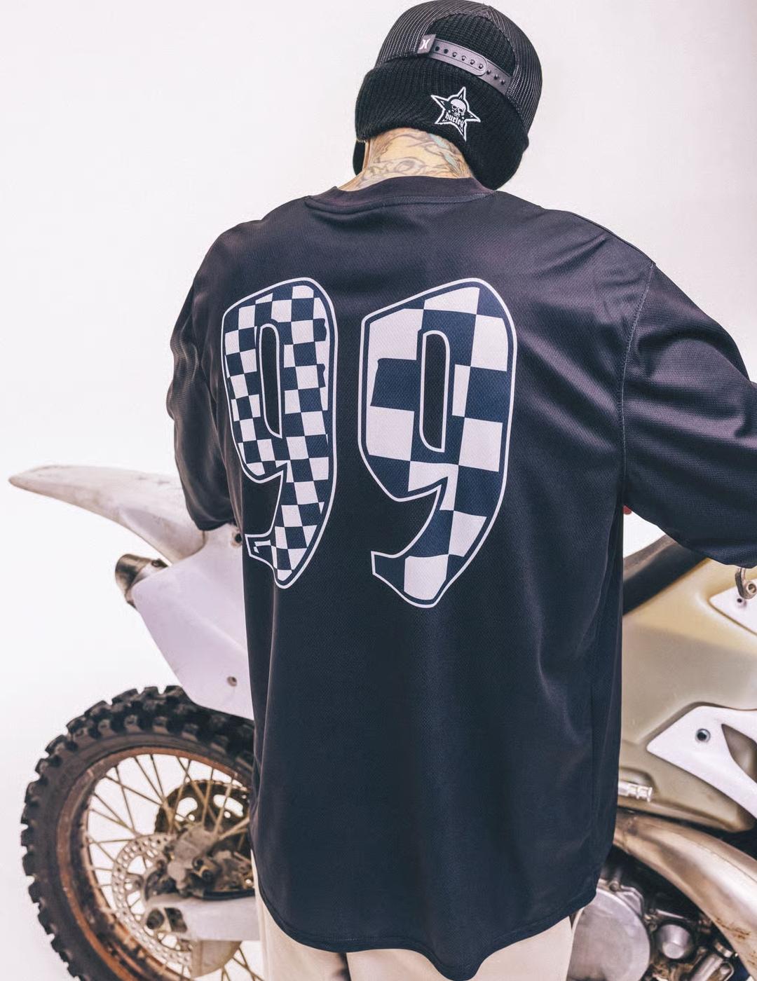 HURLEY CAMISETA NEGRA M/L CHECK OUT