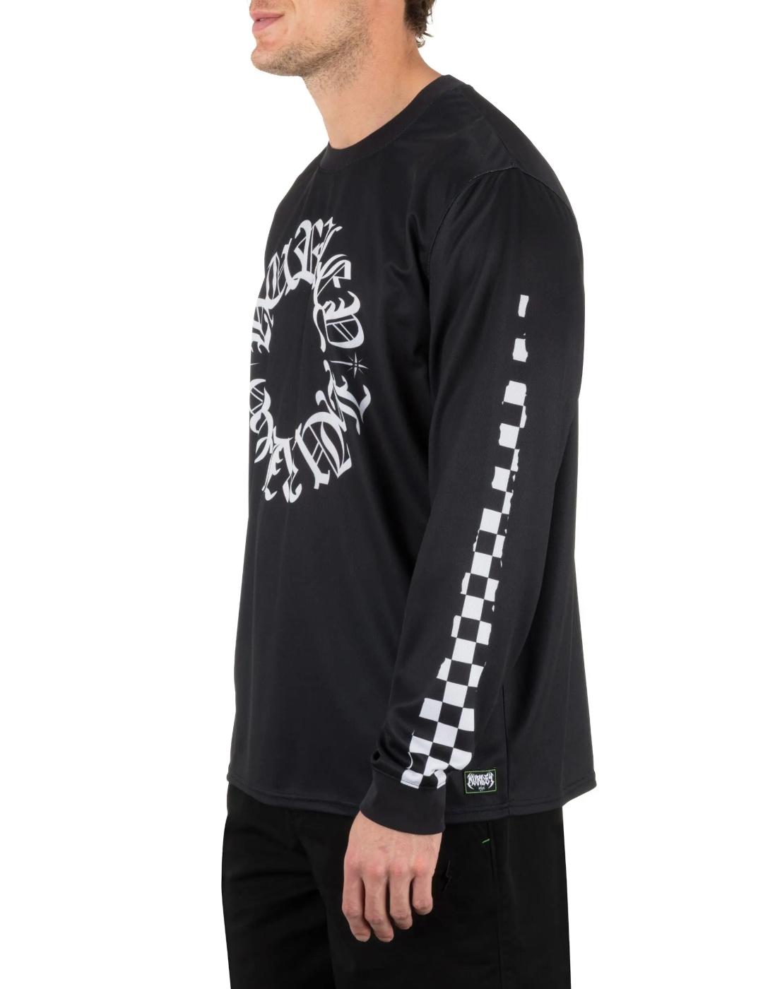 HURLEY CAMISETA NEGRA M/L CHECK OUT