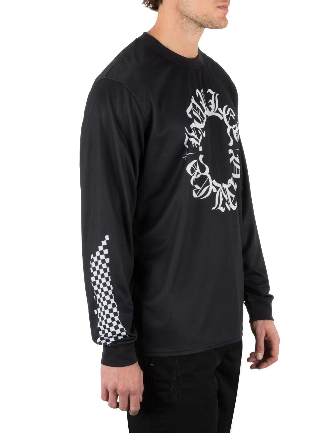 HURLEY CAMISETA NEGRA M/L CHECK OUT