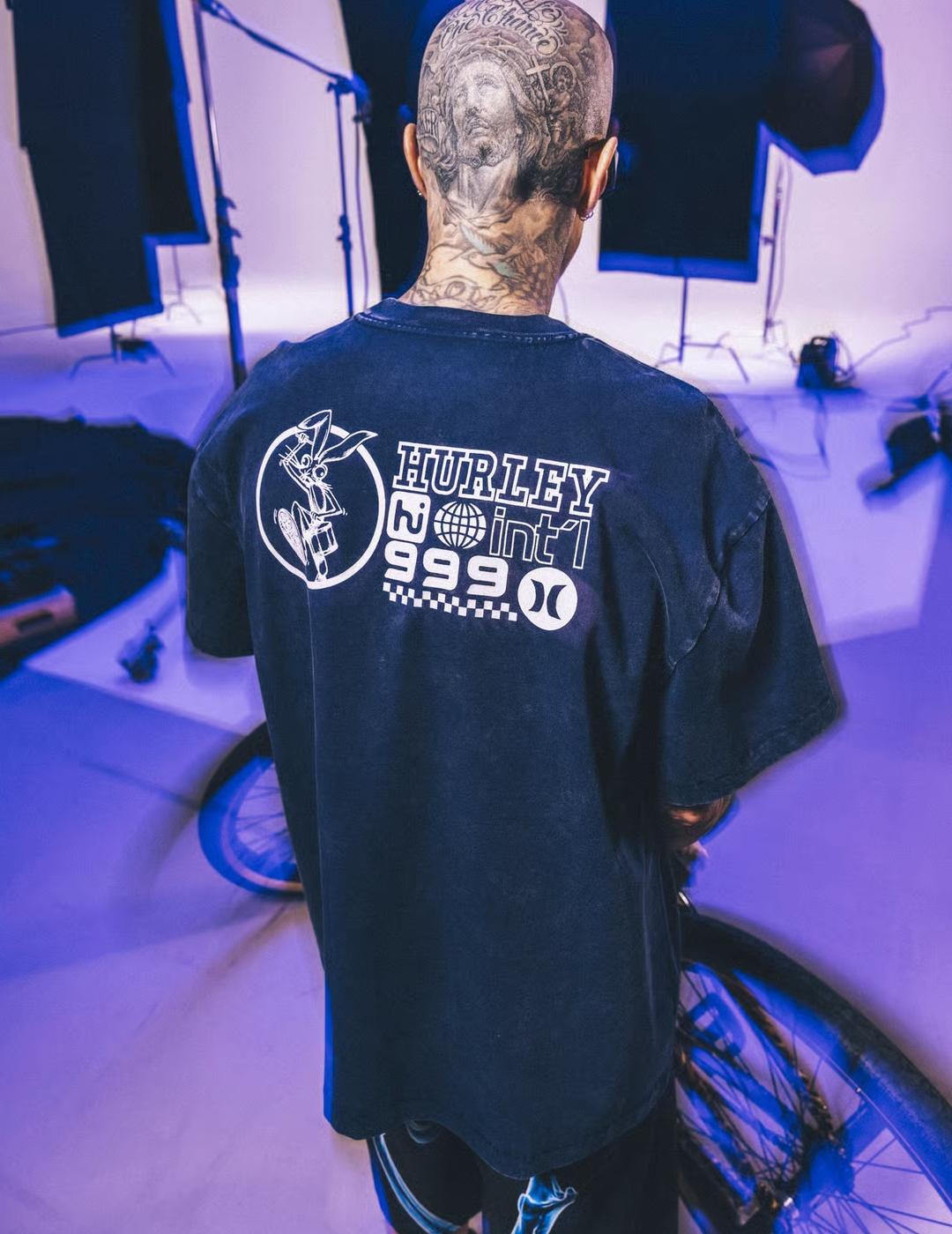 HURLEY CAMISETA MARINO RABBIT MARCH