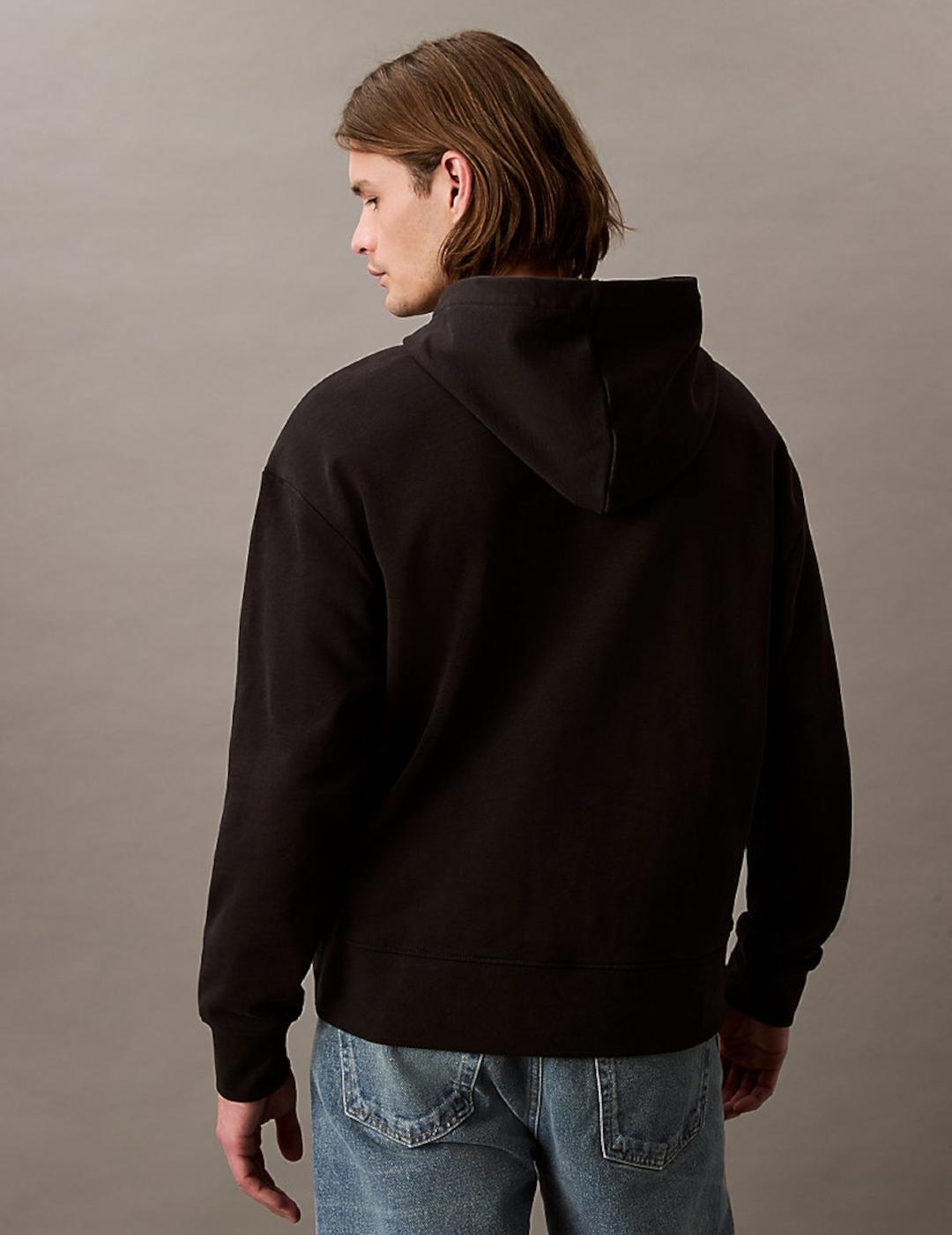 CALVIN HOODIE NEGRA STANDARD LOGO