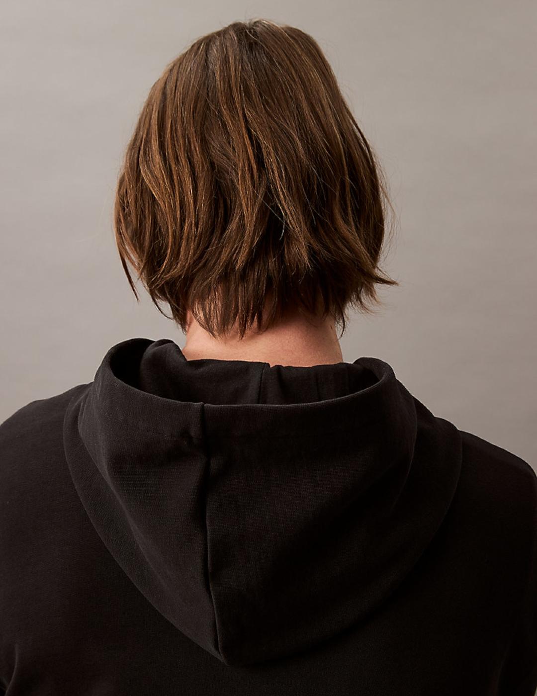 CALVIN HOODIE NEGRA STANDARD LOGO