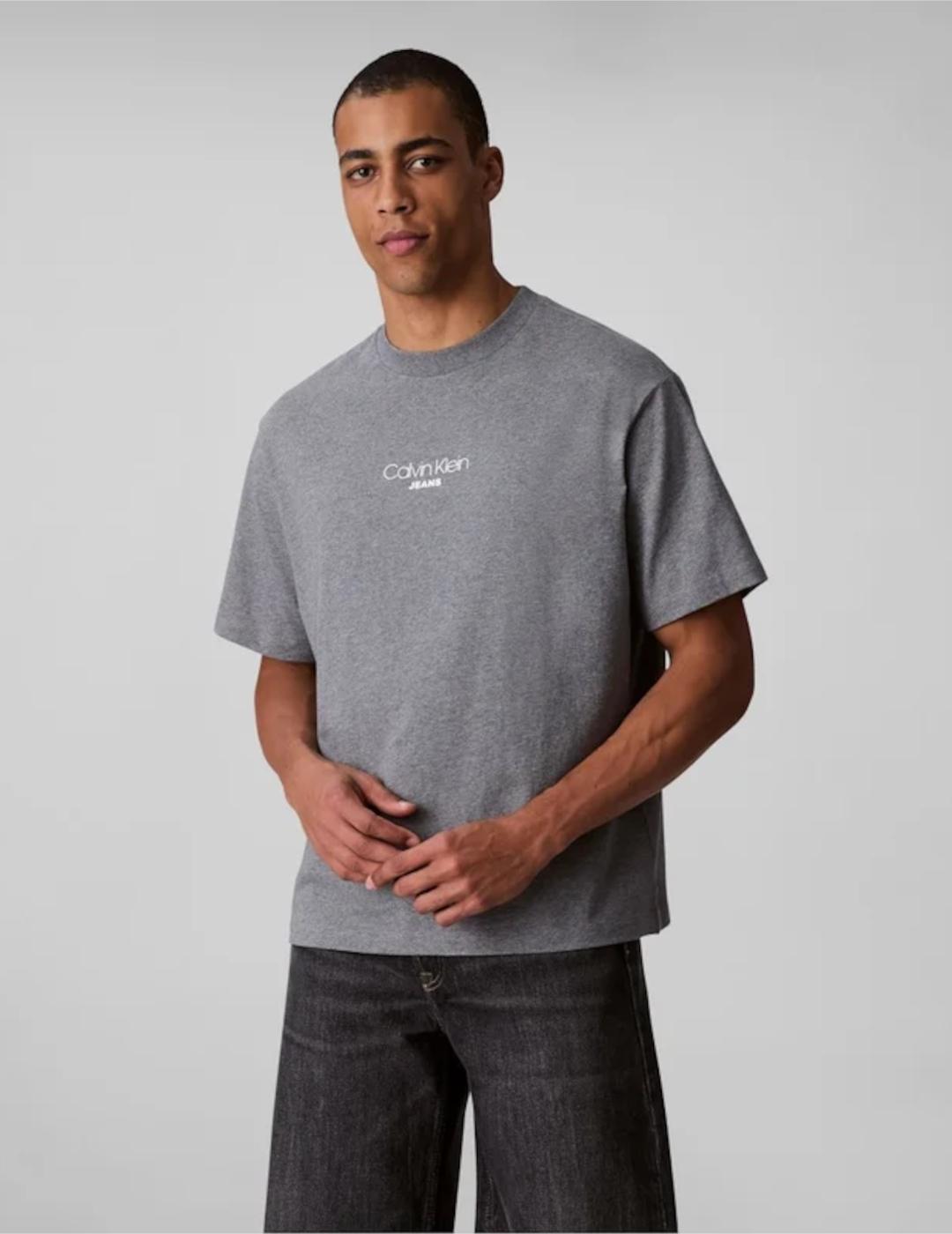 CALVIN CAMISETA GRIS RELAXED FIT
