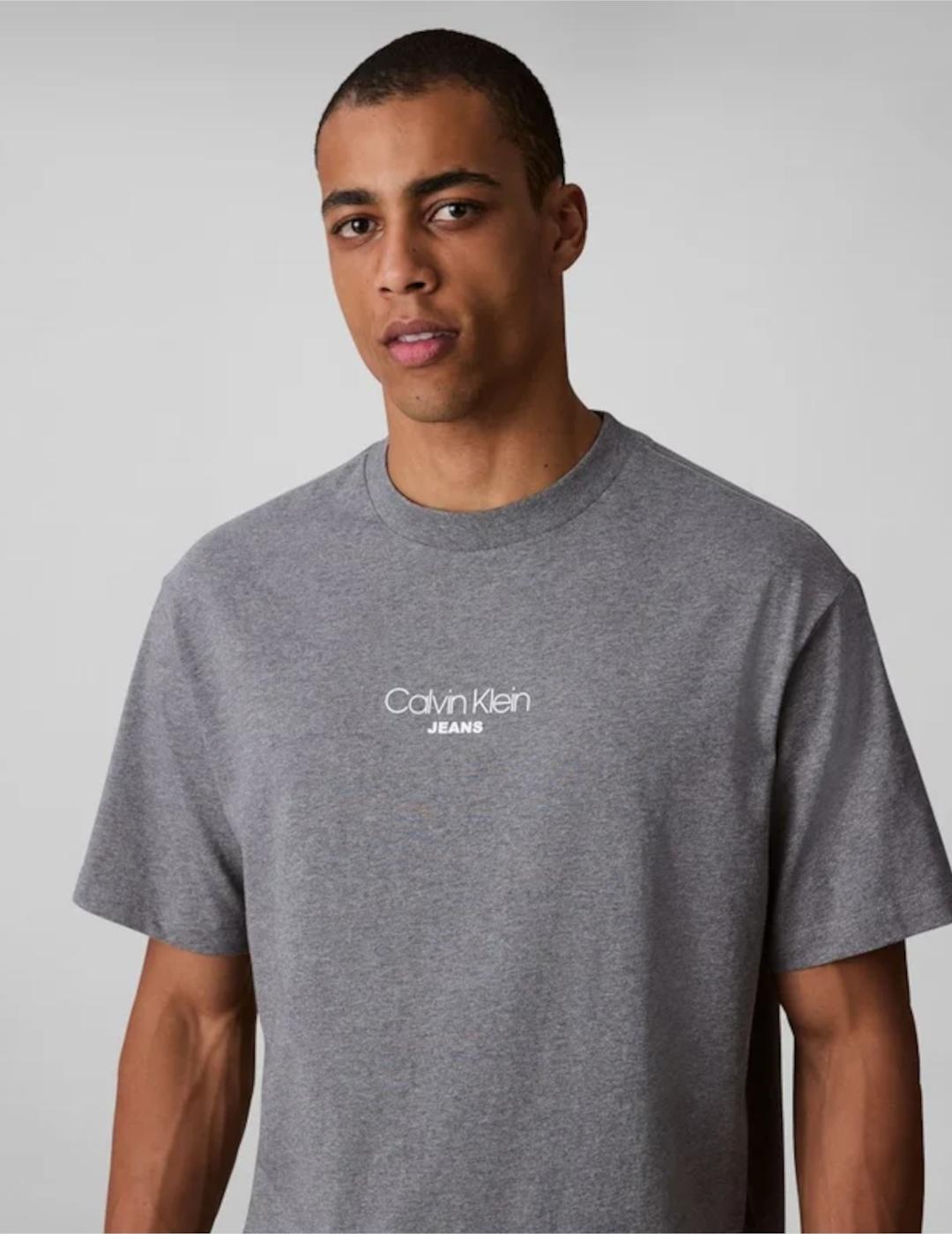 CALVIN CAMISETA GRIS RELAXED FIT