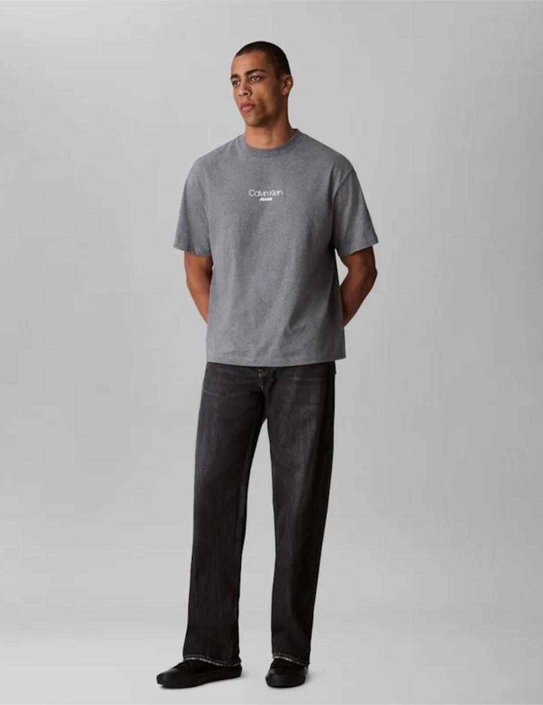 CALVIN CAMISETA GRIS RELAXED FIT