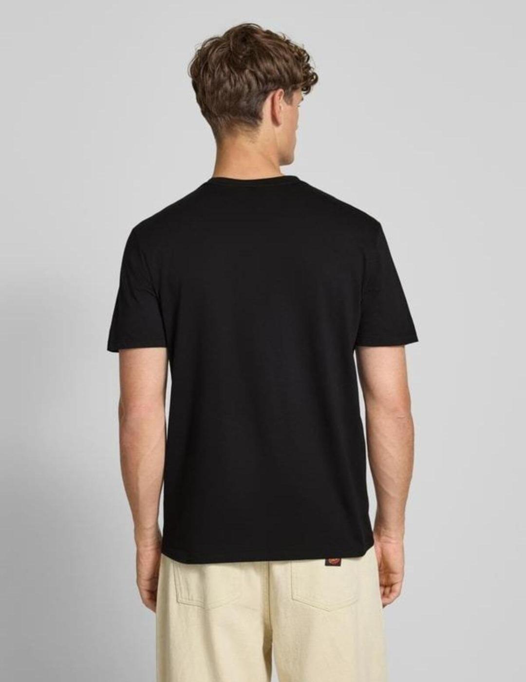 CALVIN CAMISETA NEGRA LINO LOGO