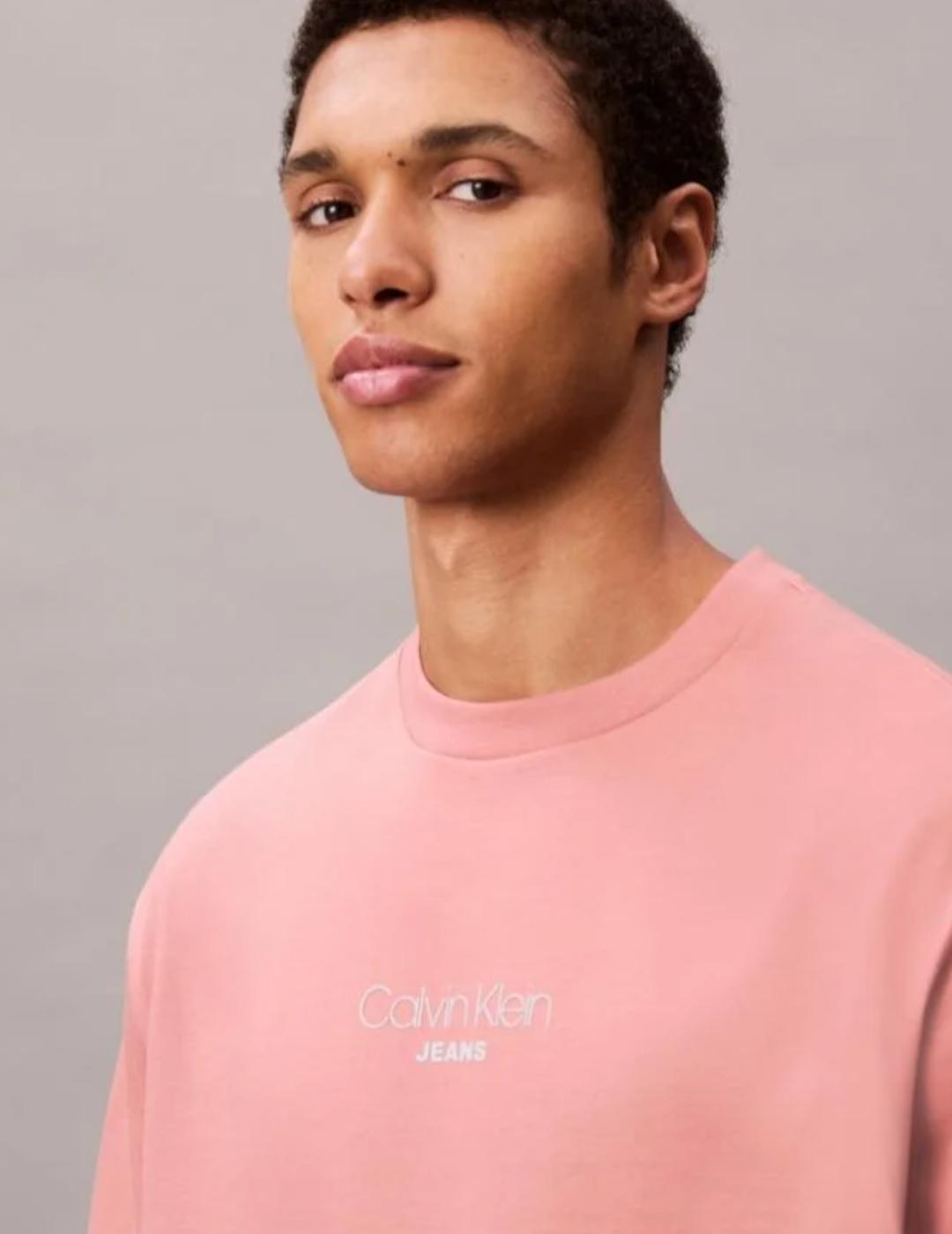 CALVIN CAMISETA NARANJA RELAXED FIT