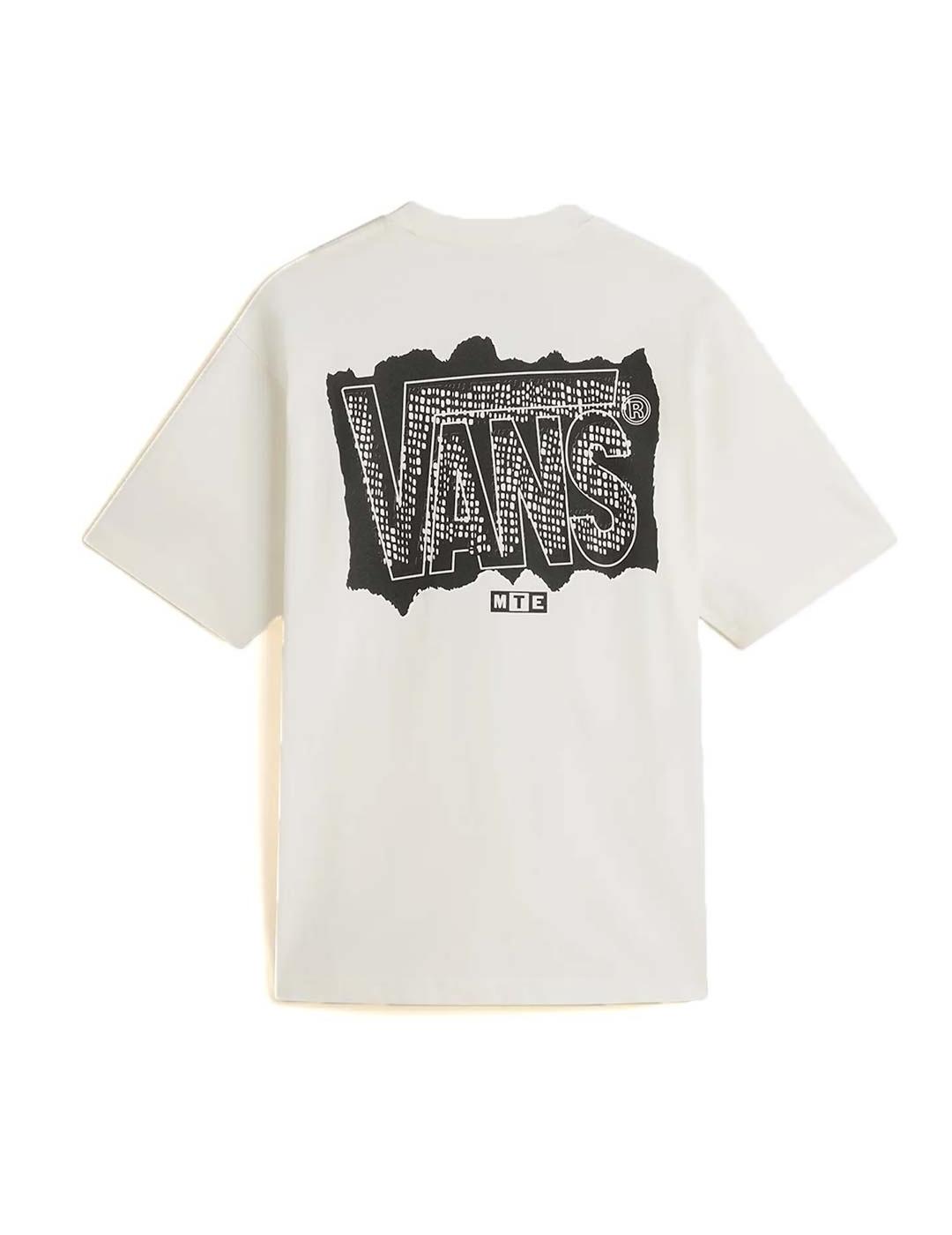 VANS CAMISETA EGRET GRID OFF WHITE