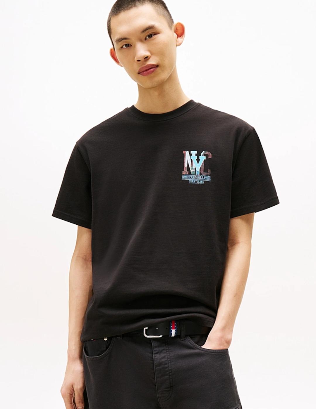 TOMMY CAMISETA NEGRA NOVELTY GRAP