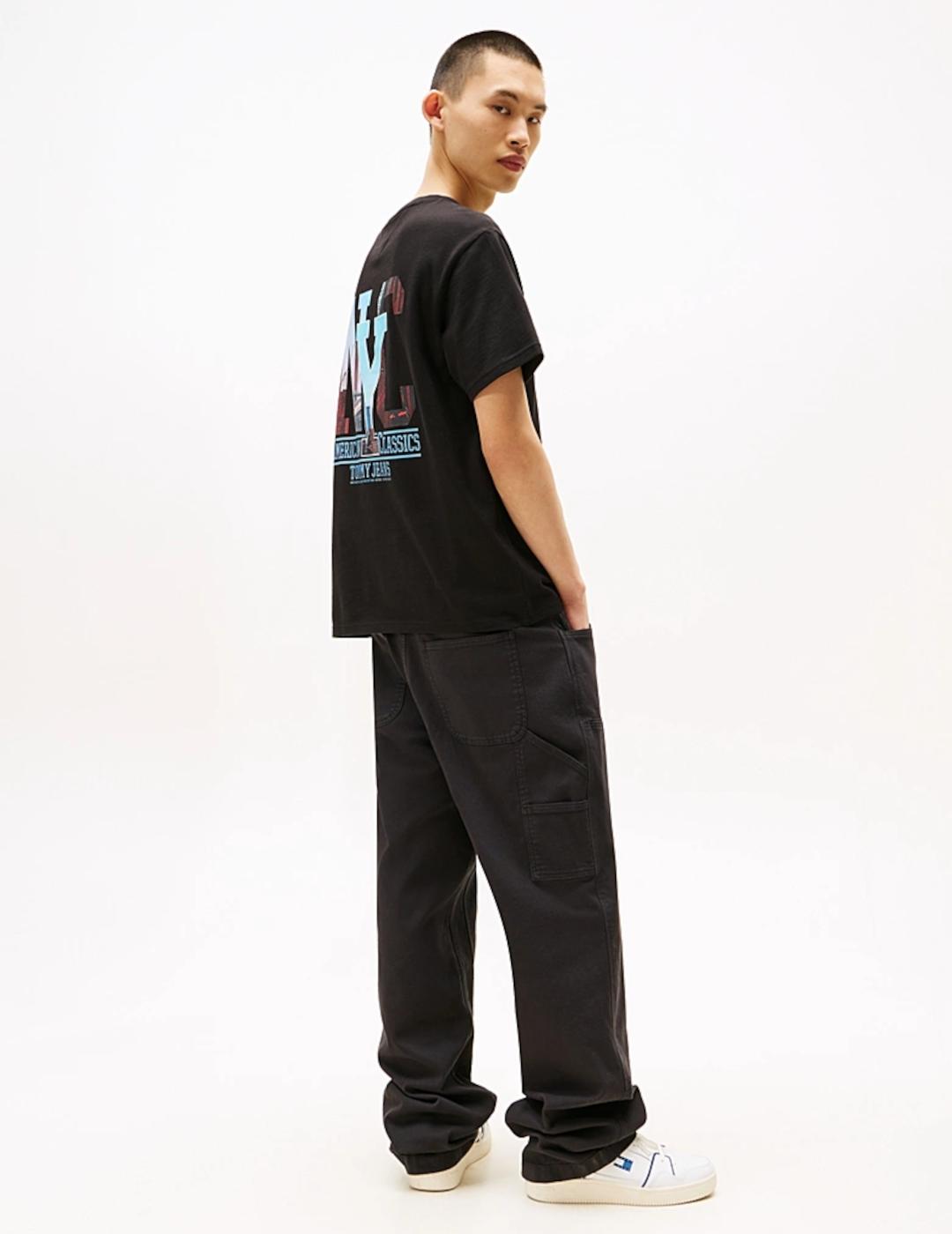 TOMMY CAMISETA NEGRA NOVELTY GRAP