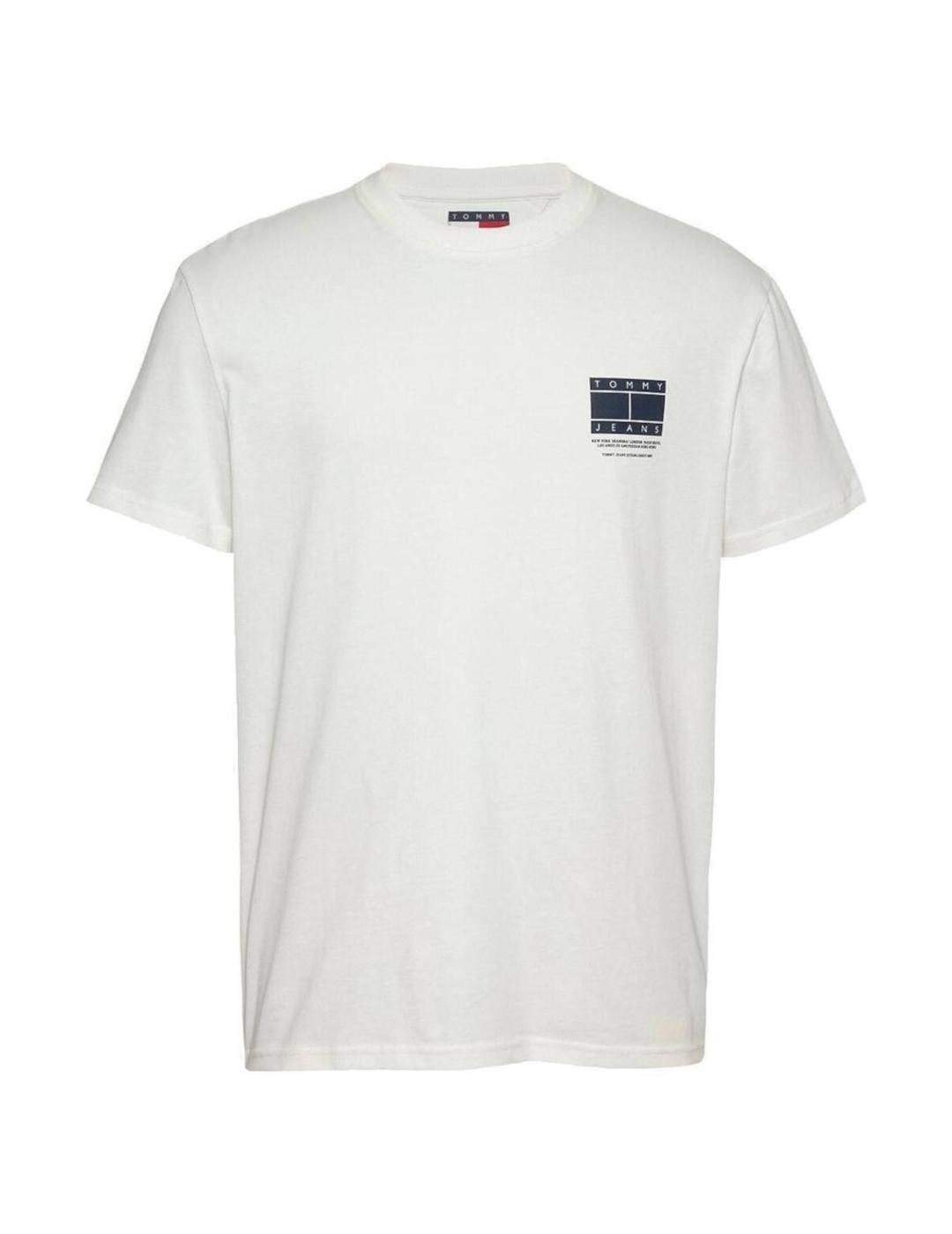 TOMMY CAMISETA BLANCA SMALL MOTIF