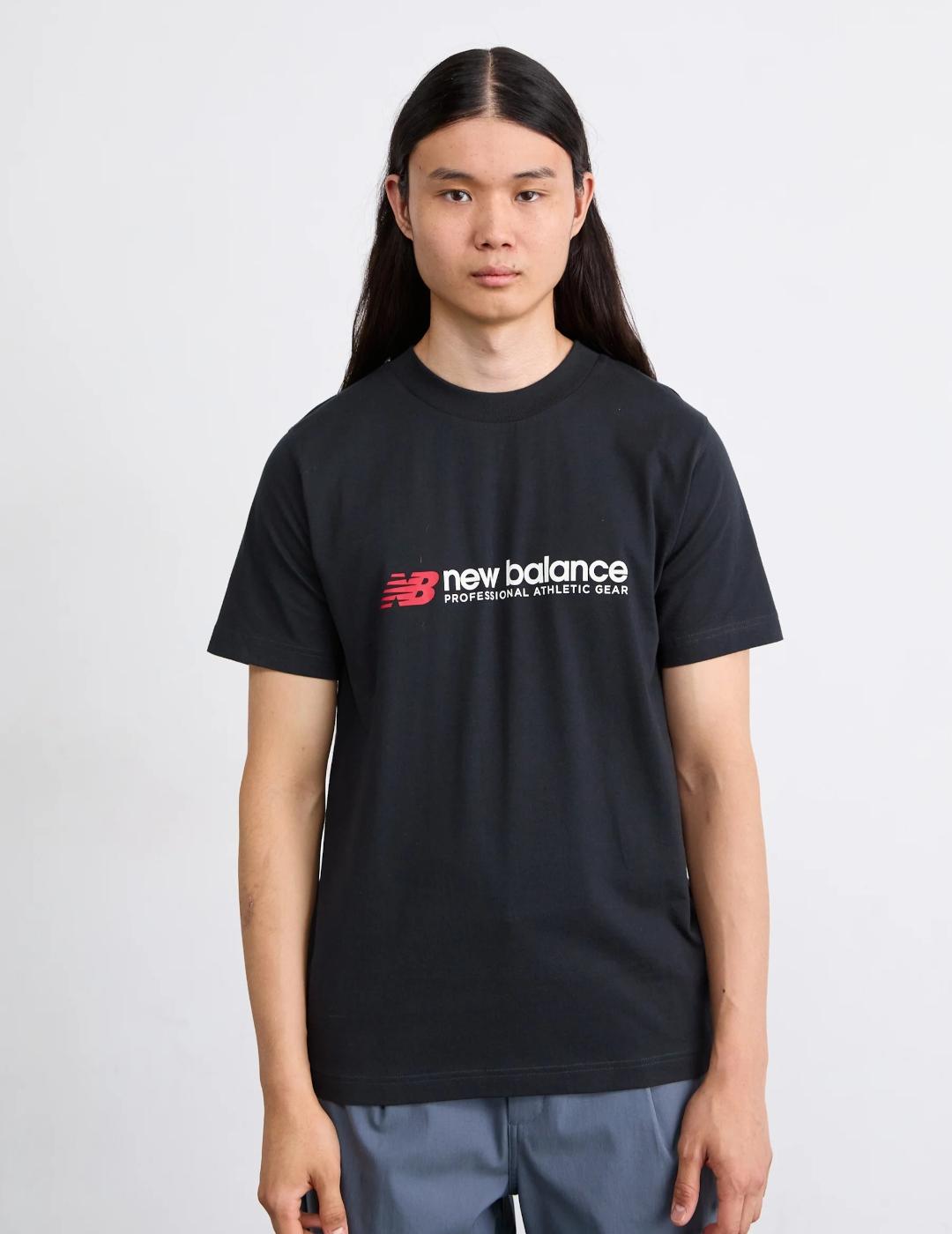 NEW BALANCE CAMISETA NEGRA PRO ATH
