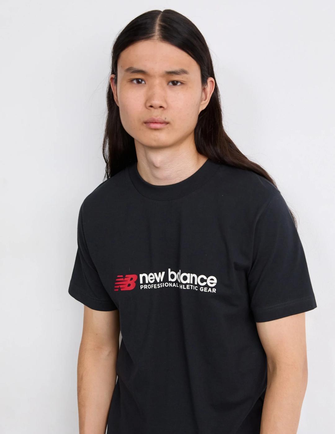 NEW BALANCE CAMISETA NEGRA PRO ATH