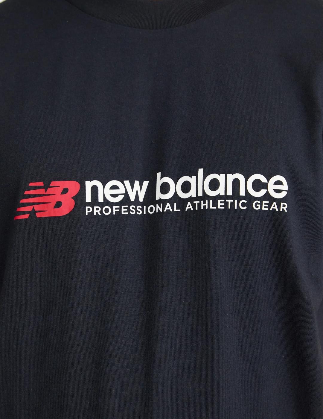 NEW BALANCE CAMISETA NEGRA PRO ATH
