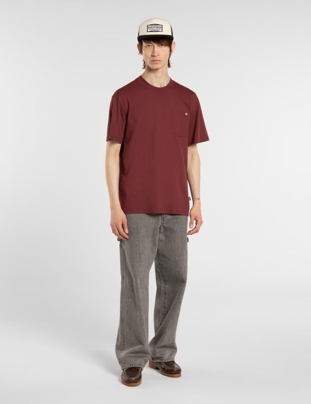 DICKIES CAMISETA ROJO LURAY POCKET ANDORRA